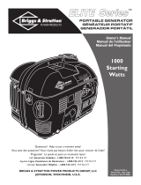 Briggs & Stratton Portable Generator 01532-2 Manual de usuario