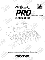 Brother PT-9400 Manual de usuario