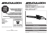 McCulloch Chainsaw 6096-210908(2) Manual de usuario