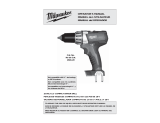 Milwaukee Cordless Drill 2601-20 Manual de usuario