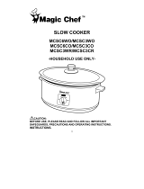 Magic Chef MCSC3CRs Manual de usuario