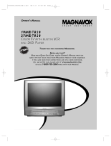 Magnavox TV VCR Combo 27MDTR20s Manual de usuario