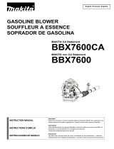 Makita Blower BBX7600CA Manual de usuario