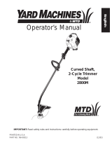 MTD Trimmer 2800M Manual de usuario