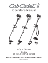 MTD Trimmer CC4025 Manual de usuario