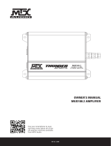 MTX Car Amplifier mud1002 Manual de usuario