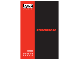 MTX Car Amplifier Thunder Manual de usuario