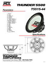 MTX Portable Speaker T5515-44 Manual de usuario