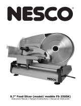 Nesco Kitchen Utensil FS-250SK Manual de usuario