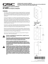 QSC LF-4315 Manual de usuario
