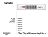 QSC Audio Car Amplifier DCA 1222 Manual de usuario
