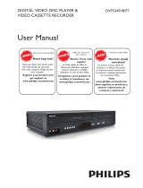Philips DVD VCR Combo DVP3345VB/F7 Manual de usuario