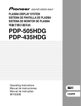 Pioneer PDP-505HDG Manual de usuario