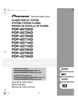 Pioneer PDP-5072 Manual de usuario