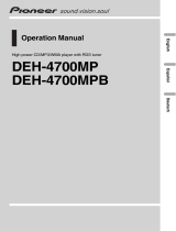 Pioneer DEH-4700MPB Manual de usuario