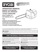Ryobi Chainsaw P545 Manual de usuario