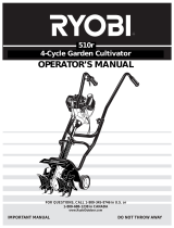 Ryobi Cultivator 510r Manual de usuario
