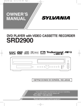 Sears DVD VCR Combo SRD2900 Manual de usuario