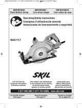 Skil SKILSAW MAG77LT Manual de usuario