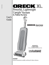 Oreck Vacuum Cleaner 79030-01REVA Manual de usuario