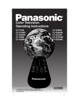 Panasonic CRT Television CT 27G6 Manual de usuario