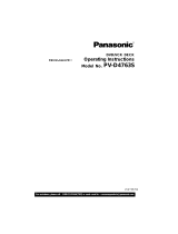 Panasonic DVD VCR Combo LSQT0676A Manual de usuario