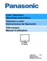Panasonic Flat Panel Television CT-32G19 Manual de usuario