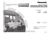 Panasonic Air Conditioner CS-C18BKP Manual de usuario