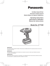 Panasonic Impact Driver EY7540 Manual de usuario