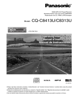 Panasonic MP3 Player CQ-C8413U Manual de usuario