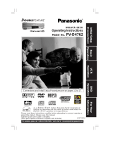 Panasonic MP3 Player PV-D4762 Manual de usuario