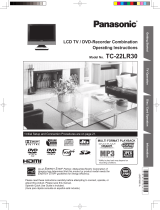 Panasonic TV DVD Combo TC 22LR30 Manual de usuario