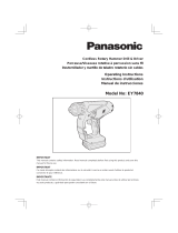 Panasonic Power Hammer EY7840 Manual de usuario