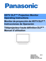 Panasonic Projection Television PT 50DL54 Manual de usuario