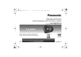 Panasonic Camera Lens H-F007014 Manual de usuario