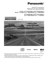 Panasonic CQ-C7303U Manual de usuario