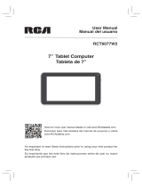 RCA Tablet Accessory RCT6077W2 Manual de usuario