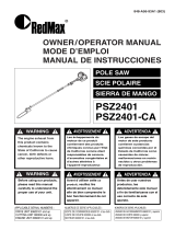 RedMax Pole Saw PSZ2401-CA Manual de usuario