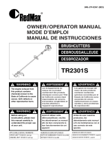RedMax TR2301S Manual de usuario