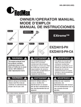 RedMax EXZ2401S-PH-CA Manual de usuario