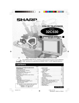 Sharp 32C530 Operation Manual Manual de usuario