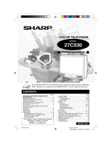 Sharp CRT Television 27C530 Manual de usuario