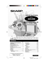 Sharp CRT Television 32C230 Manual de usuario