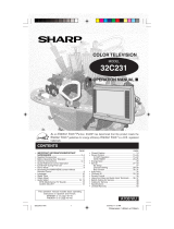 Sharp CRT Television 32C231 Manual de usuario