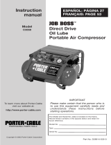 Porter-Cable Air Compressor C3550 Manual de usuario