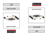 Professional Series Burner PS77301 Manual de usuario