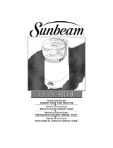 Sunbeam Blender 4817-8 Manual de usuario