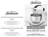 Sunbeam Mixer 2345 Manual de usuario