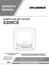 Sylvania TV VCR Combo 6309CE Manual de usuario
