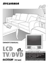 Sylvania TV VCR Combo 6620 LDF Manual de usuario